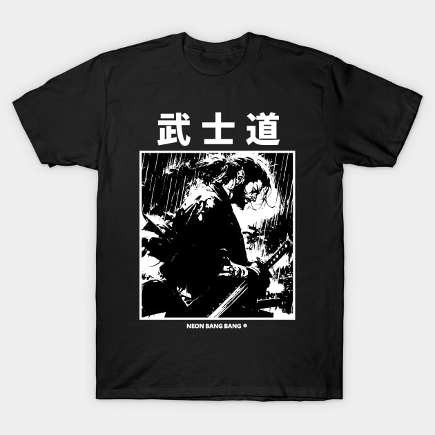 Japanese Samurai Warrior Anime Streetwear #4 T-Shirt by Neon Bang Bang